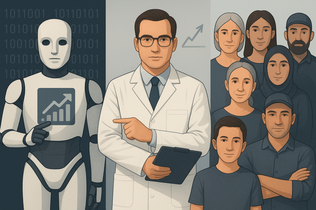 The Machine, the Expert, and the Common Folks