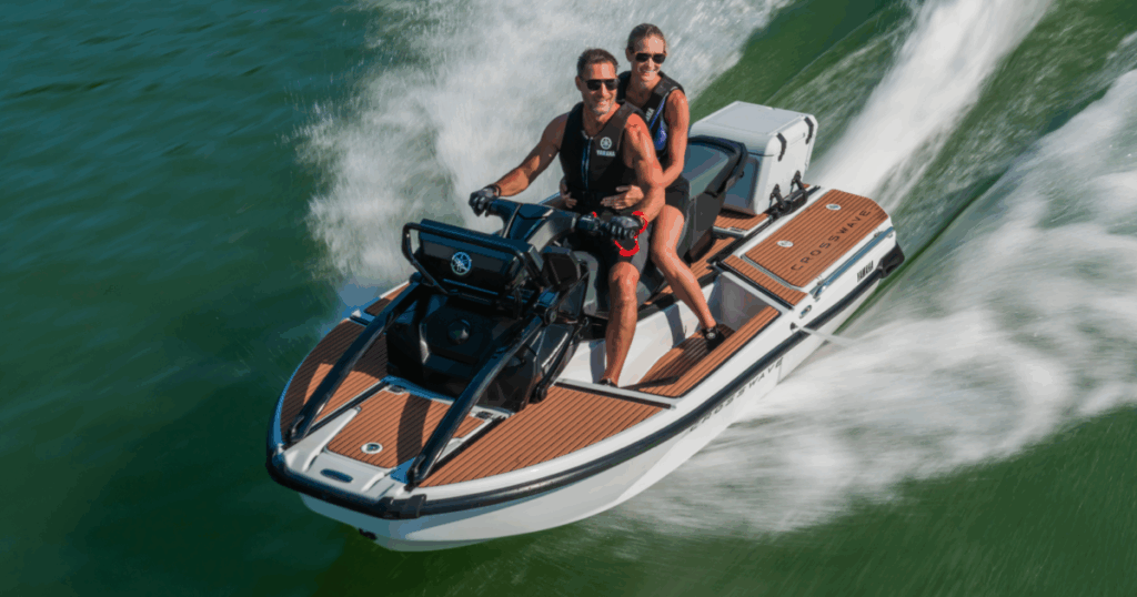 Yamaha CrossWave WaveRunner PWC adventure jet boat