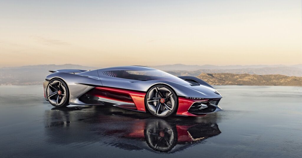 GM unveils surreal retractable Corvette EV concept car