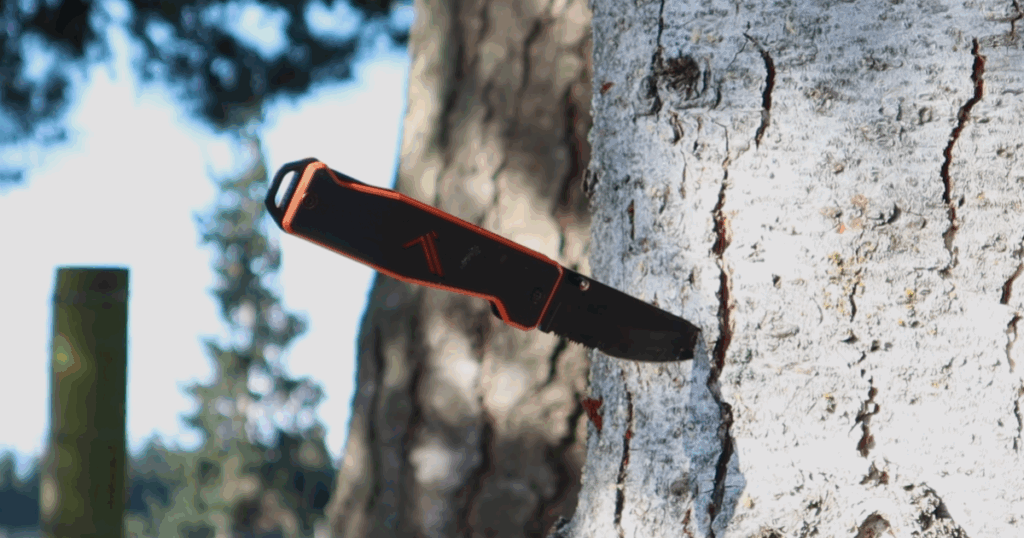 KEA Outdoors Hex folding knife with integrated multitool dial