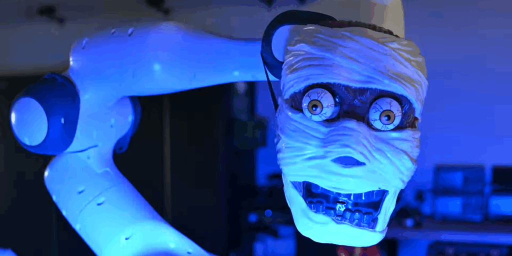 Robot Halloween Videos: Humanoids, Hands, Vacuums, more