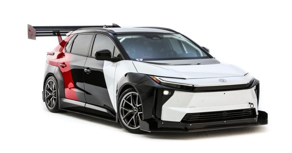 Toyota’s bZ Time Attack EV Race Car Concept Pushes Performance