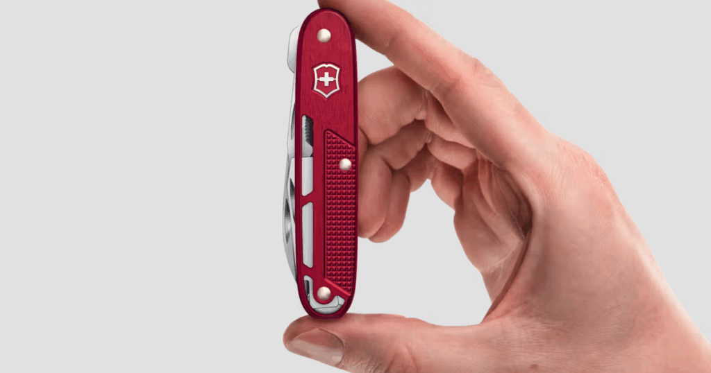 Victorinox Synergy X Alox Refined skeletal Swiss Army knife