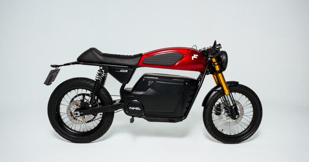 A classic reborn as an electric café racer