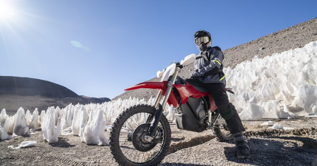 Stark Varg EX sets Guinness World Record for altitude on volcano