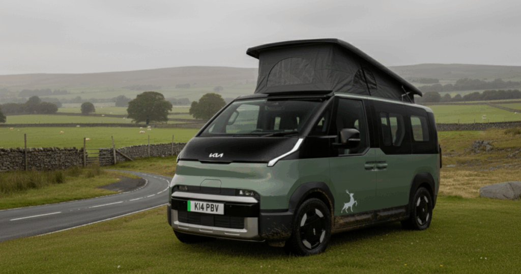 World’s first Kia PV5 electric pop-up camper van
