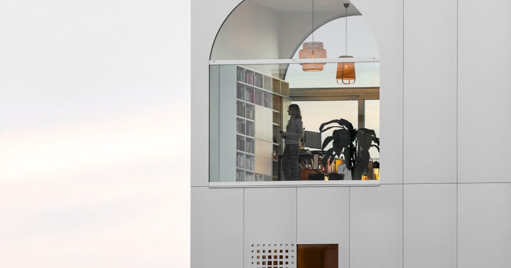 Dutch studio stacks playful boxes for family home