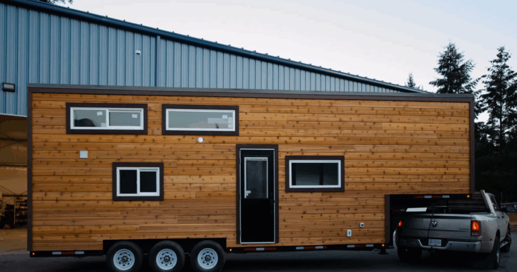 Starling tiny house offers loft, kid’s room, and multipurpose living area