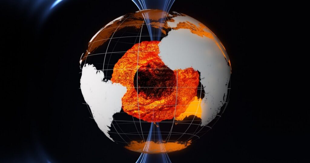 Earth’s outer core flow reversal deep beneath Pacific