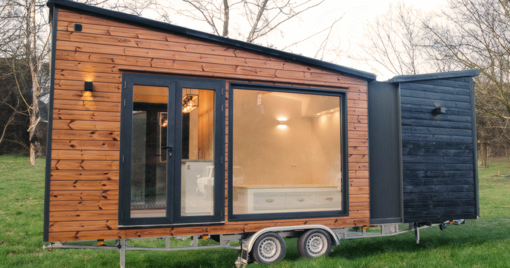 Compact single-level tiny house embraces the simplicity of small living