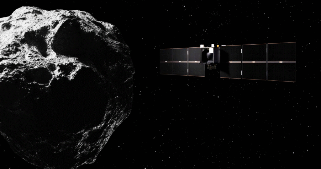 Fast rotating asteroid 2022 OB5 poses mining challenges