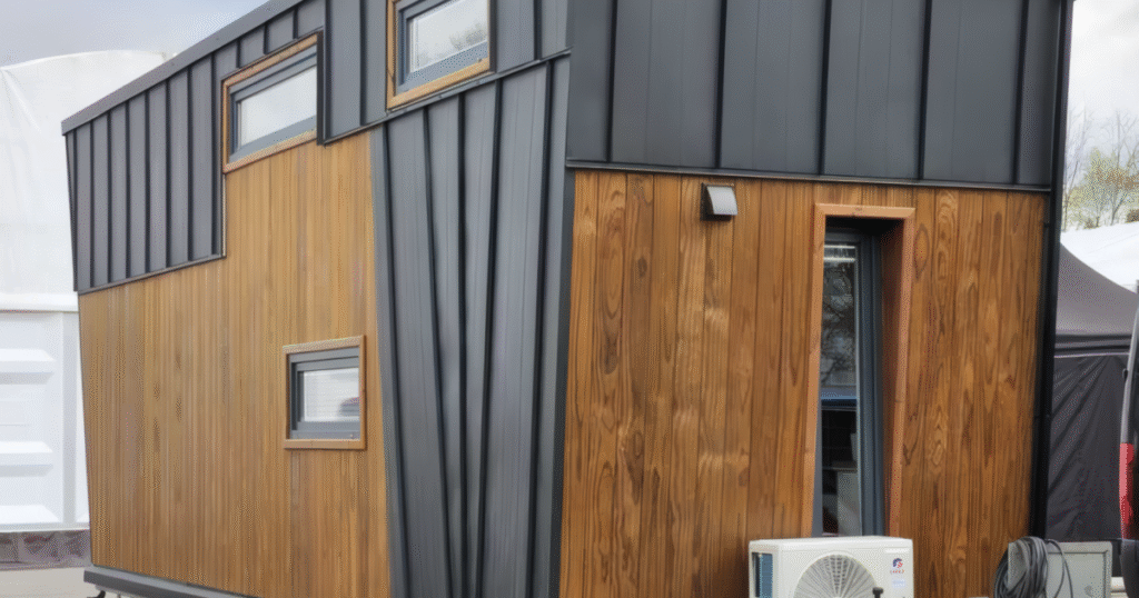 Extra-wide tiny house combines premium finishes with spacious design
